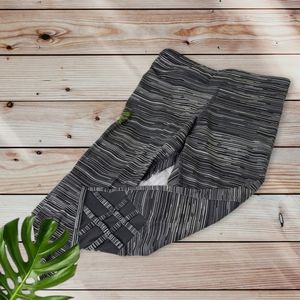 Champion Printed Capri Leggings Girls Blak S 6/6X